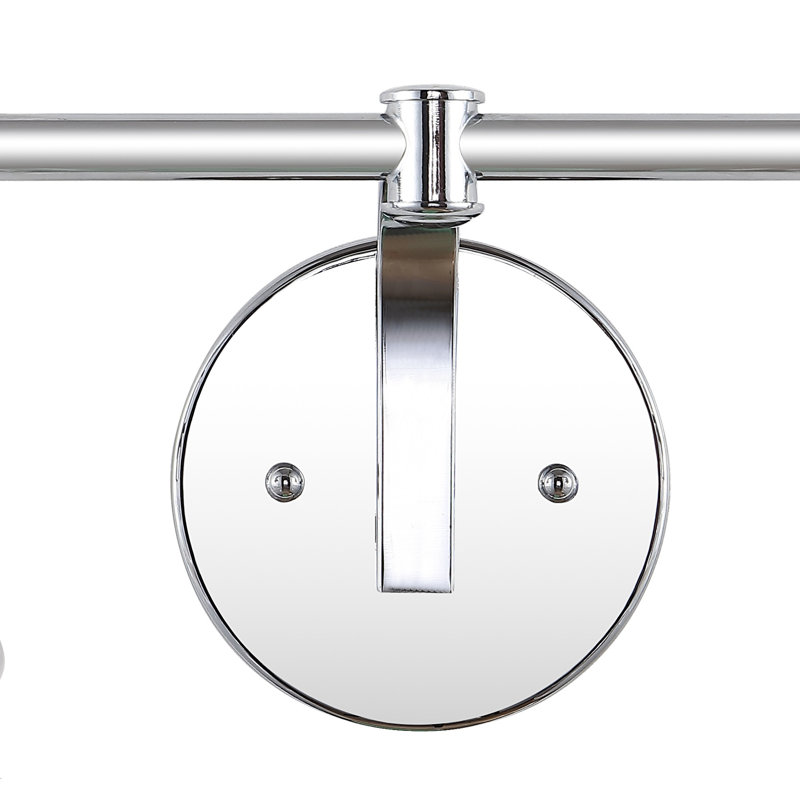 Meuble-lavabo industriel rétro en métal / verre Swartwood, Chrome chrome, 4