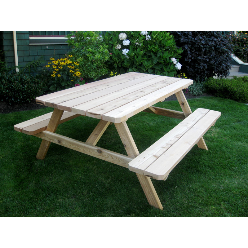 Ensemble de table de pique-nique en cèdre