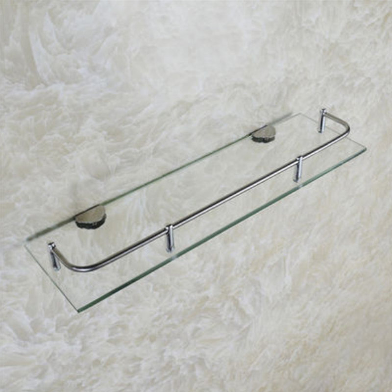 Rybicki Glass Bathroom Shelves, 4.1cm H x 11cm W x 50cm D