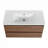 Wall-Mounted Bathroom Vanity With Ceramic Sink