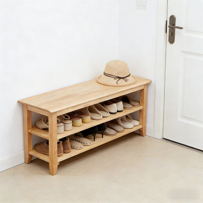 Premium Wooden Shoe Cabinet For Home, 47.2" H x 16.5" W x 11.8" D