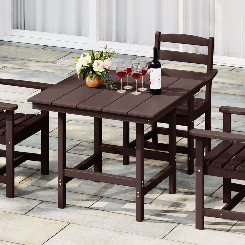 Table de salle à manger 36 ", Marron foncé