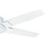 Ventilateur de plafond à DEL standard à 5 pales de 56 po avec contrôle mural et ensemble d'éclairage inclus-12031273