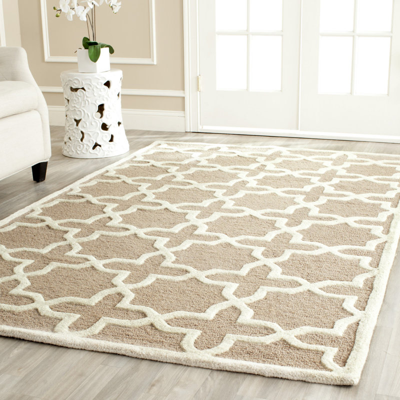 Tapis en laine touffeté à la main igna, Rectangle de 5 pi x 8 pi