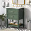 Meuble-lavabo 24 po avec lavabo supérieur, meuble-lavabo moderne avec 2 tiroirs et meuble-lavabo simple-114497896