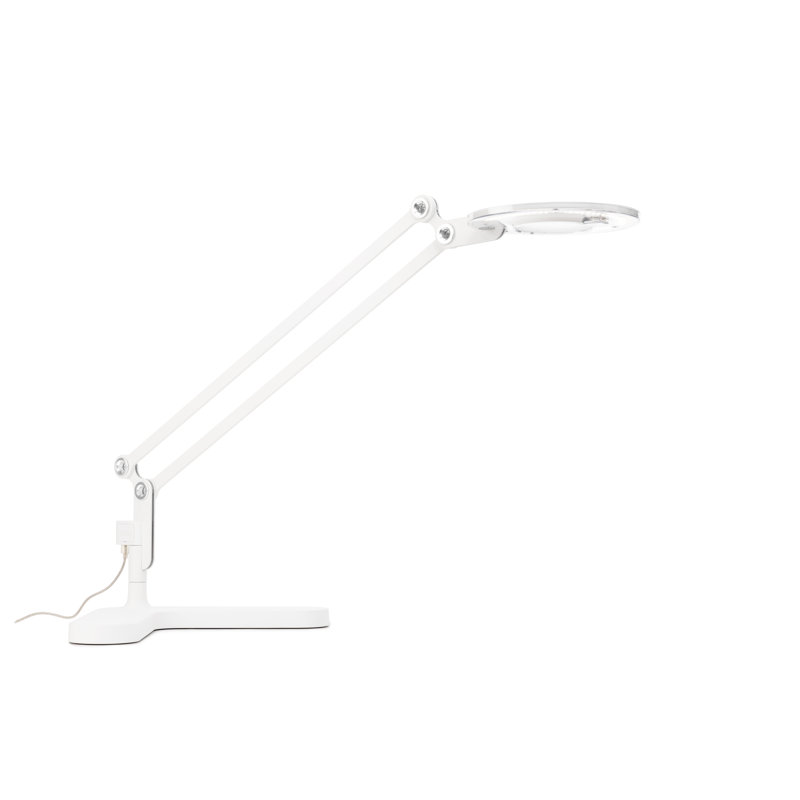 Link Desk Lamp, 33" H x 8.5" W x 7.5" D, White