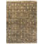 Empress Wool Damask Area Rug in Green-1580632657
