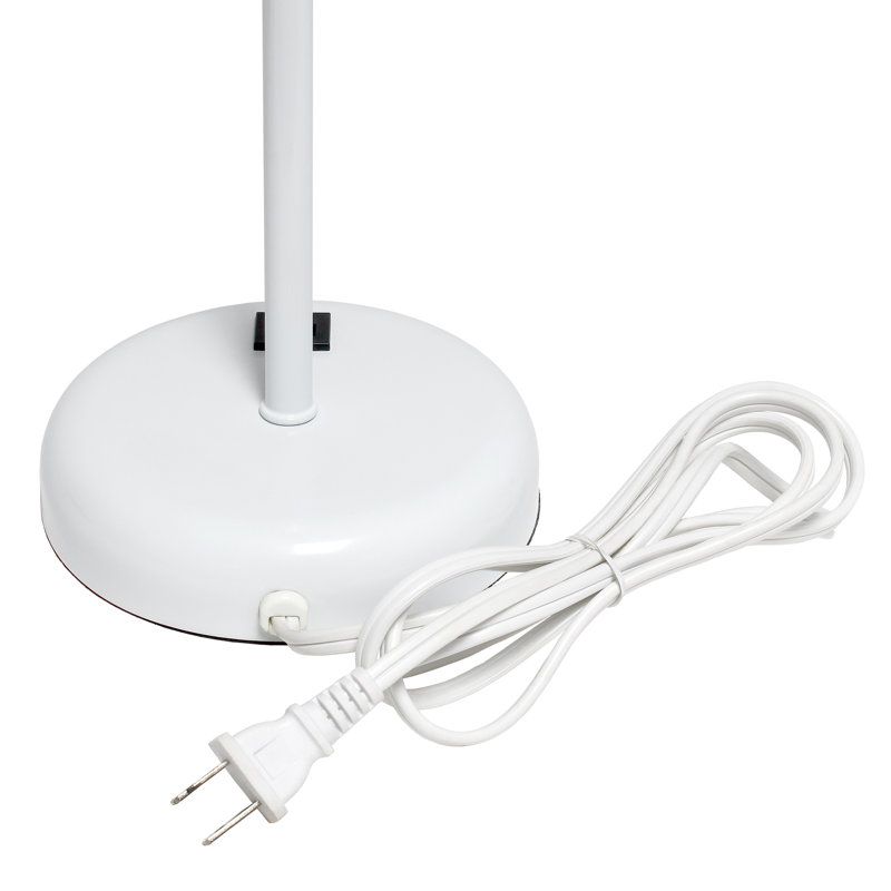 Delp Metal USB Table Lamp, Pink, White, No
