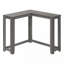 Table d'appoint, console, vestibule, étroit, d'angle, salon, chambre à coucher, stratifié gris, contemporain, moderne
