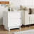 Delano Modern Side Table With 2 Drawers, End Table With Round Legs For Living Room, Bedroom-1448570423