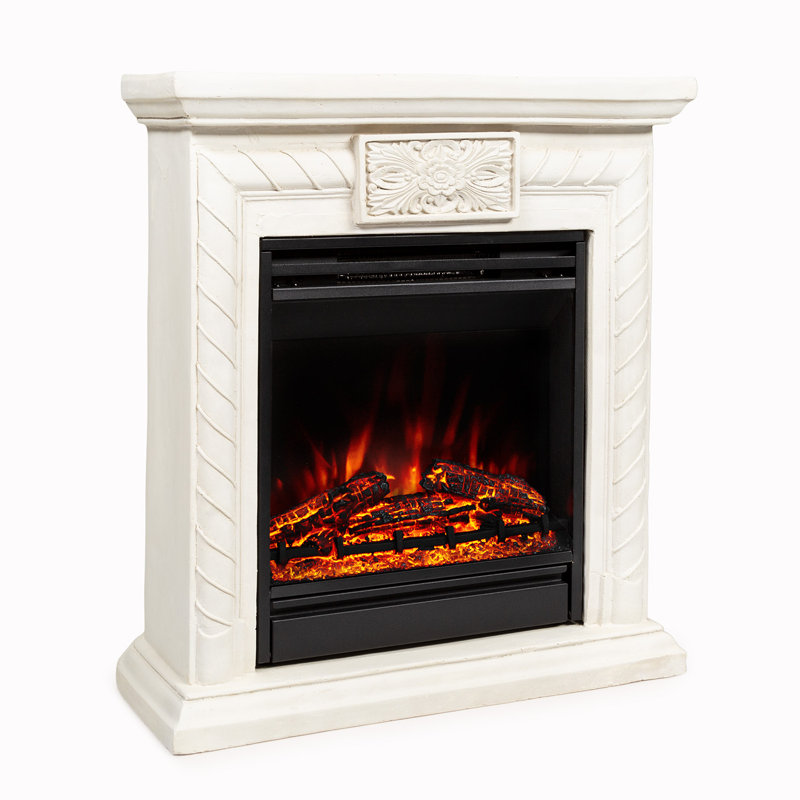 Klarstein 60cm W White Electric Fireplace