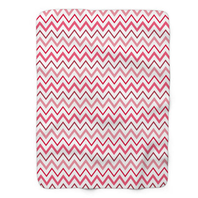 Couverture rose Sherpa Fusion 1 pièce Premium