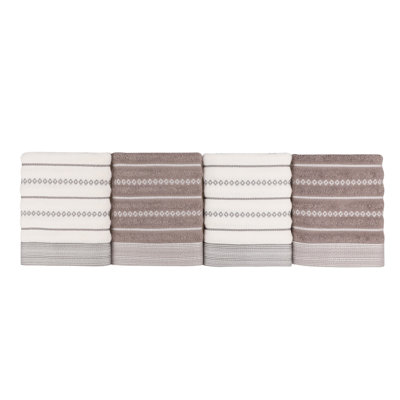 Ensemble de 4 serviettes en coton Woodbridge