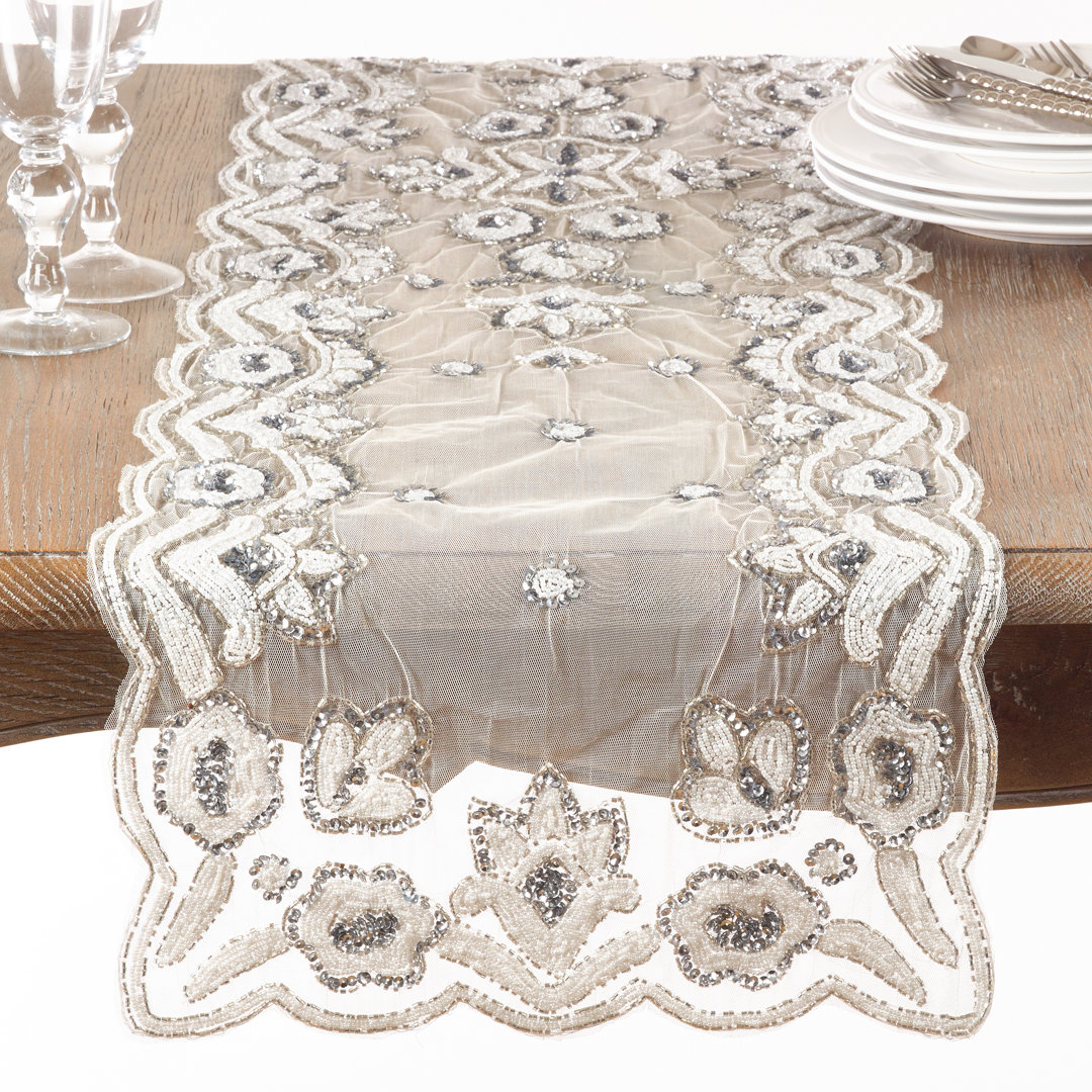 Adwin Floral Table Runner Rosdorf Park