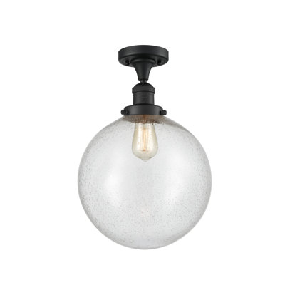 Brislington Glass Semi Flush Mount