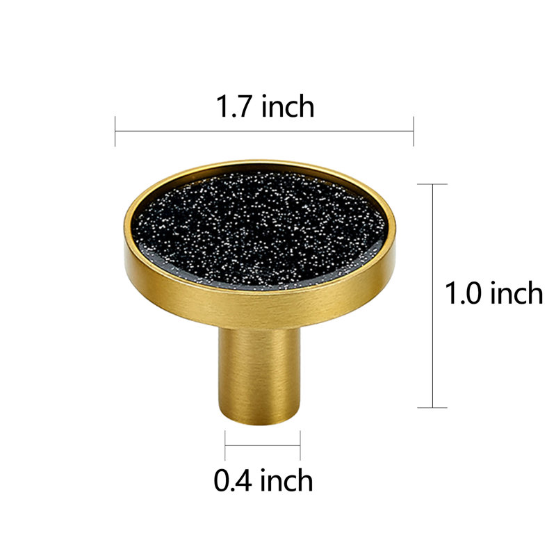 Starlight Black Circle Knob Multipack