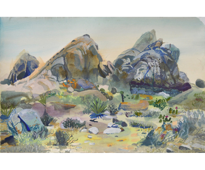 Southwest Desert Rocks Print by Other Artist, Size, Frame Color, Format