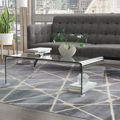 Ellice Glass Single Coffee Table