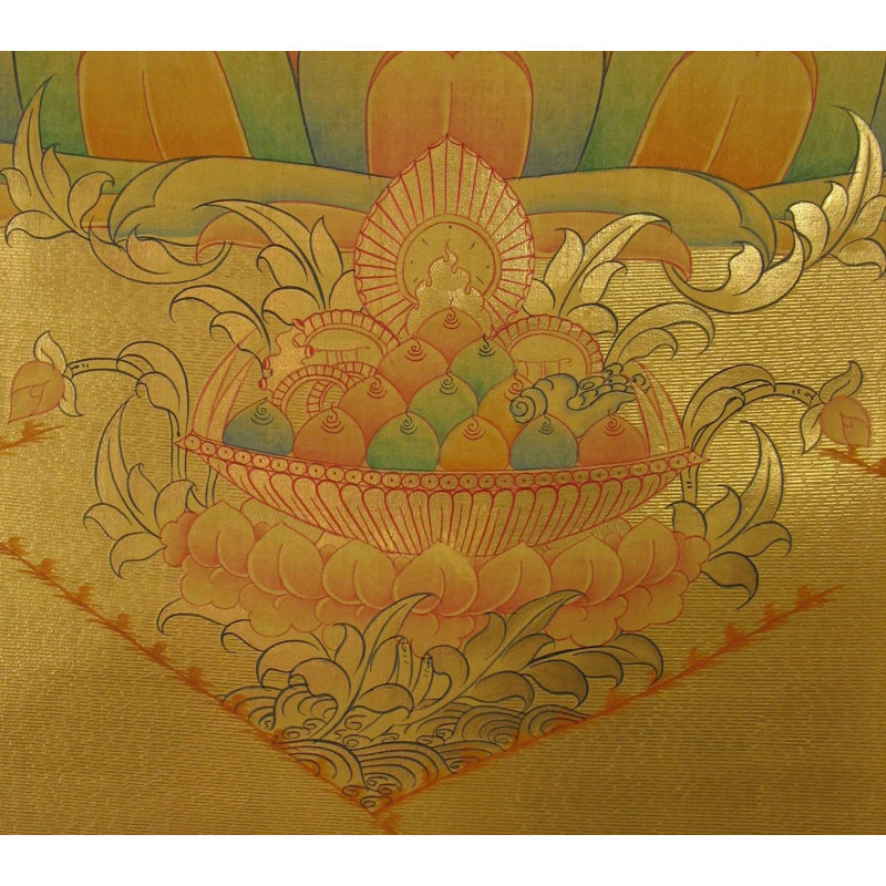 Big Shakyamuni Thangka (Thangka sans brocart)