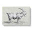 Standing Goat by Jean Bernard - Wrapped Canvas Drawing - Wrapped Canvas-55318552