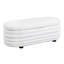 Grand repose-pieds de rangement Burbach - blanc