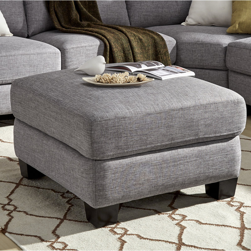 Doggett Upholstered Linen Standard, Pewter Grey Linen