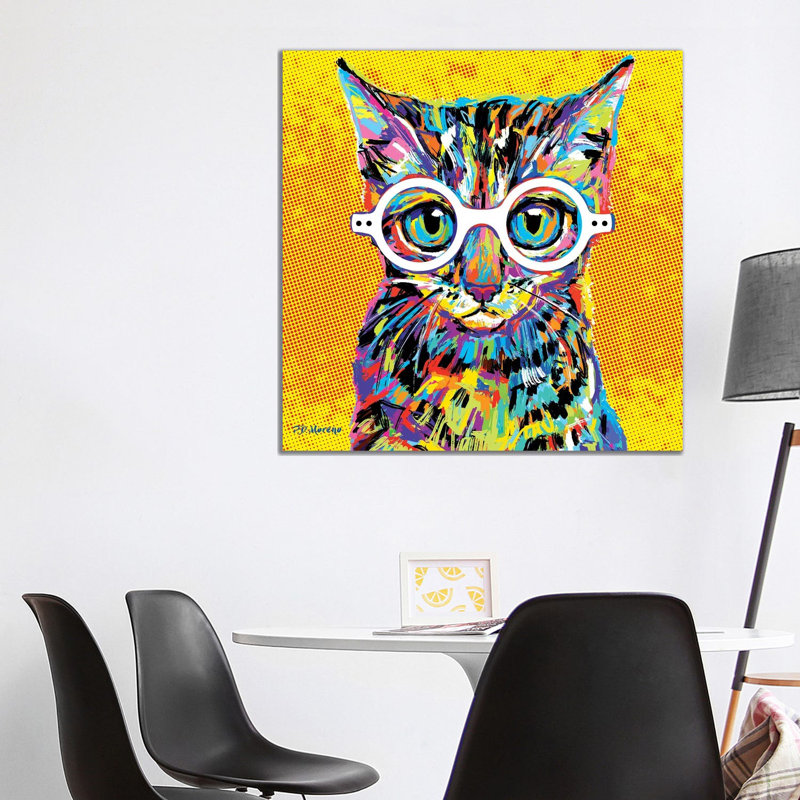 Peewee by P.D. Moreno - Print on Canvas, Wrapped Canvas, 45.72 cm H x 45.72 cm W x 3.175 cm D
