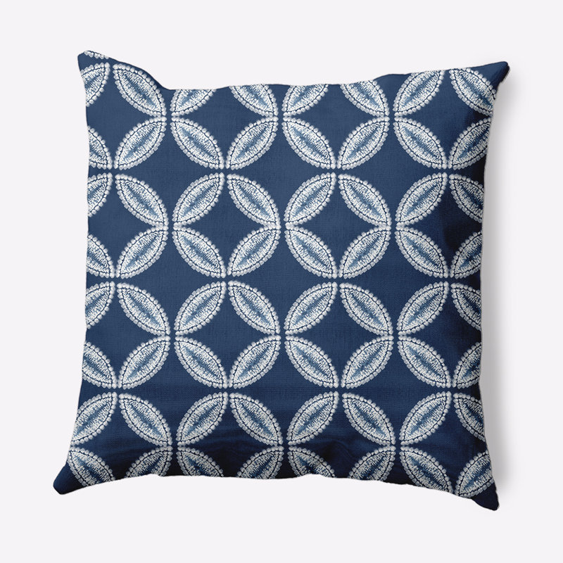 Housse et insert de coussin carré Intercoastal Waterway, H 16 po x l 16 po, Bleu