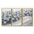 Toile avec cadre flottant or