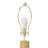 Corran Nora Drum Floor Lamp-Cream Boucle Linen