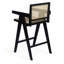 Tabouret de bar moderne 27 po avec siège canne 27 po-1101887754