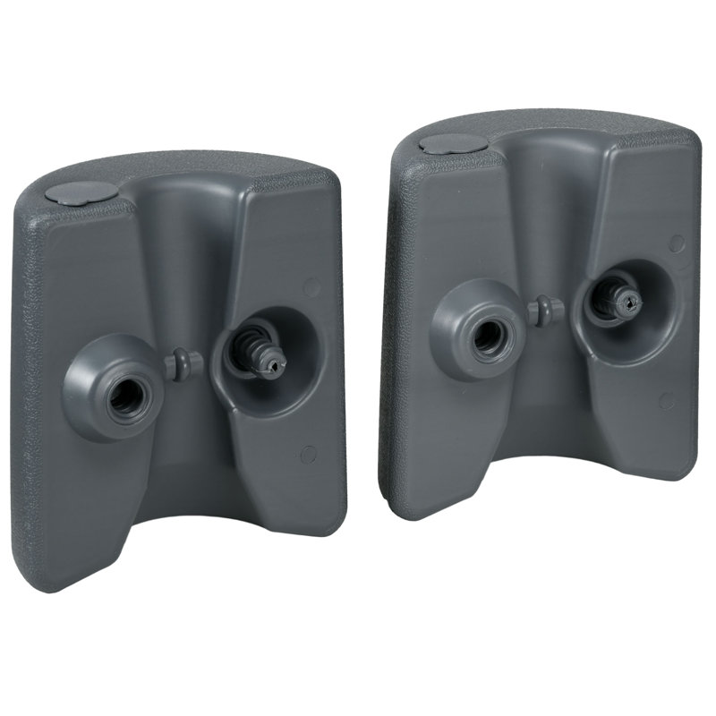 Ensemble de 4 poids de tente pour auvent Pop Up, 106 lb, gris clair