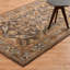 Tapis oriental en laine gris, rouille et ivoire crocheté à la main Ryler-1986194324
