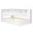 Wood Daybed With Storage Shelves-1260692632