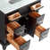 Valor 36'' Single Bathroom Vanity with Engineered Marble Top with Mirror