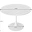 Table de salle à manger moderne 48,45 po avec plateau en bois massif et base en métal et table ronde 48,45 po Modern-1130281096-1104570692-1201321169