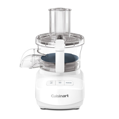 Cuisinart 9-Cup Continuous Feed Food Processor with Fine and Medium Reversible Shredding and Slicing Disc, Universal Blade, Continuous-Feed Attachment, and In-Bowl Storage