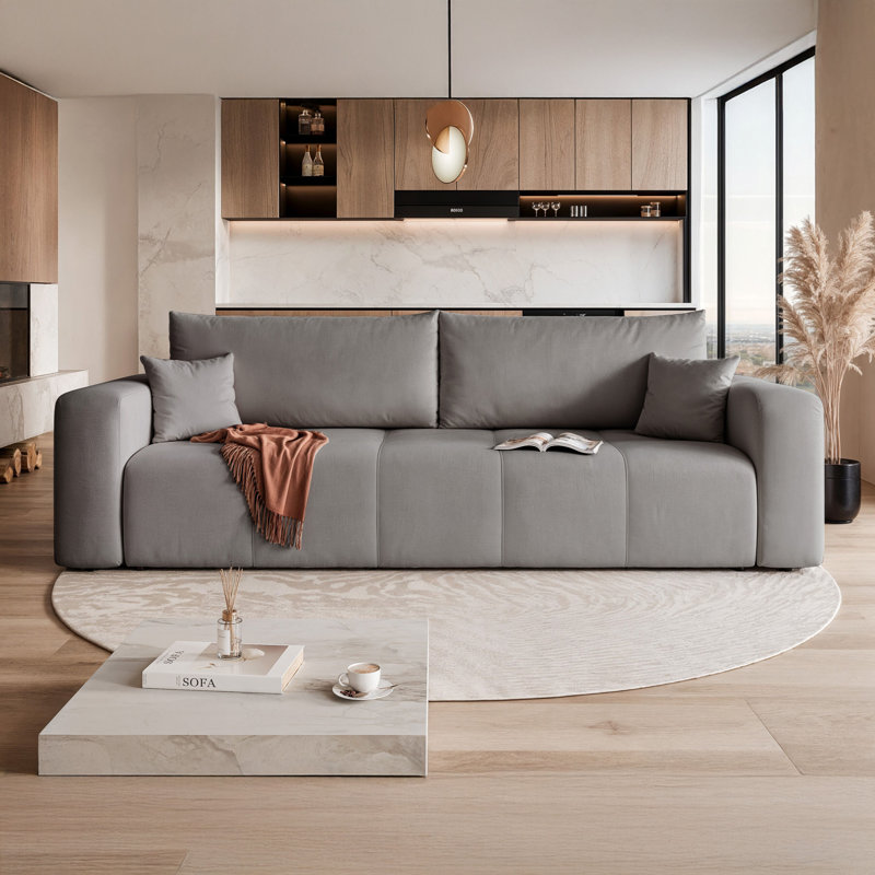3 Seater Sofa, Grey