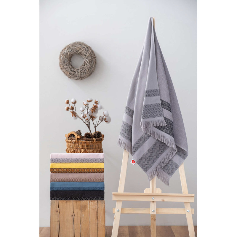 Premium Bath Towel, 100% Cotton, 29.5 x 59.1 Inches | 320 GSM, Machine Washable at 104°F | Soft Grey Color, Highly Absorbent & Quick-Drying | Ideal for Spa, Home, & Travel | Luxurious Comfort and Durability