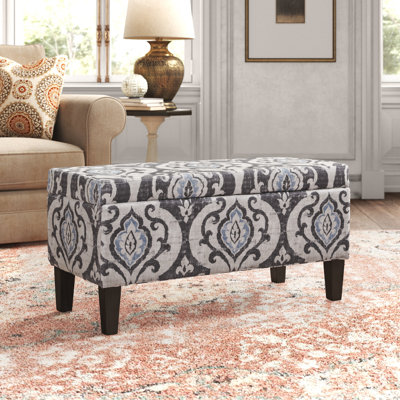 Grand banc de rangement décoratif de 36 po de largeur Chantrell