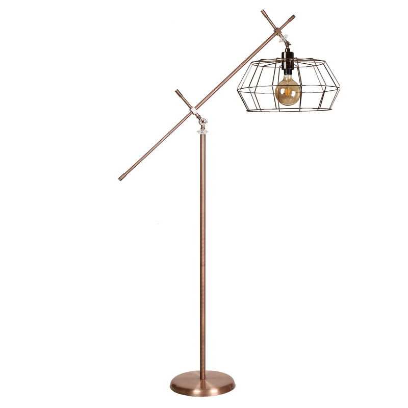 70.87 " Chrome Task Floor Lamp