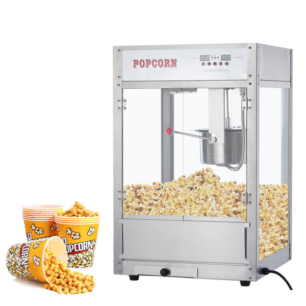 Euker 12 oz. Commercial Popcorn Machine with Digital Temp. Display ...
