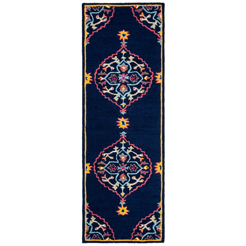 Blokzijl Hand Tufted Wool Oriental Rug, Runner 2'3" x 11'