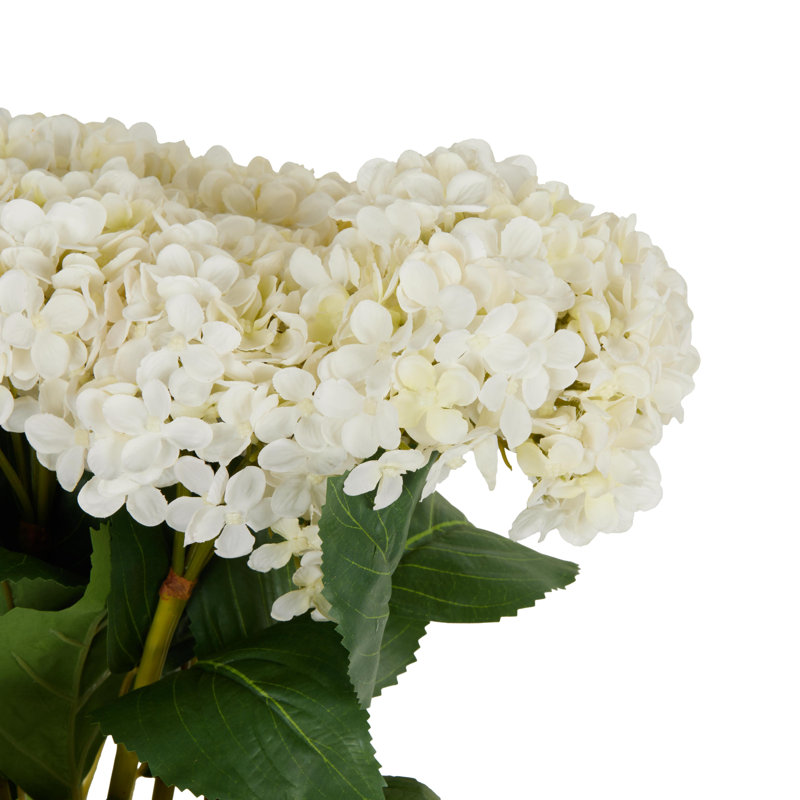 Tige de fleur artificielle Cole et Grey, H 34 po x l 13 po x P 13 po, Blanc