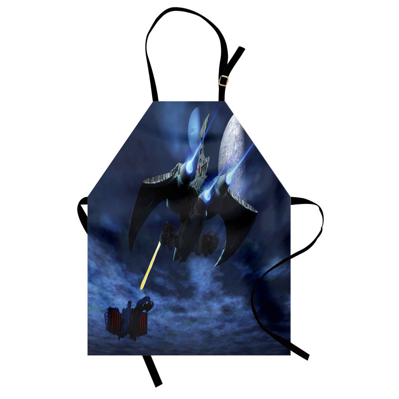 No Pattern Bib Apron