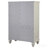 Cream White 8-Drawer Chest