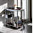 Lisses Chrome Finish Serving Cart(No Include Stool)