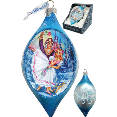 3.5'' Handmade Glass Hanging Figurine Ornament