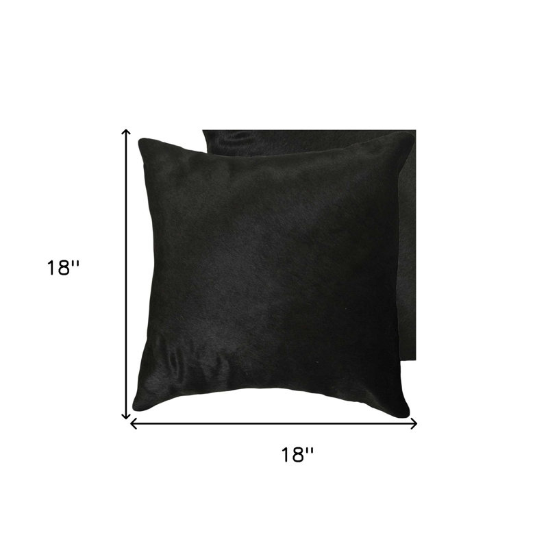 Throw Pillow, Black