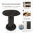 Ciani Dining Table With Glossy Top And Fluted Base